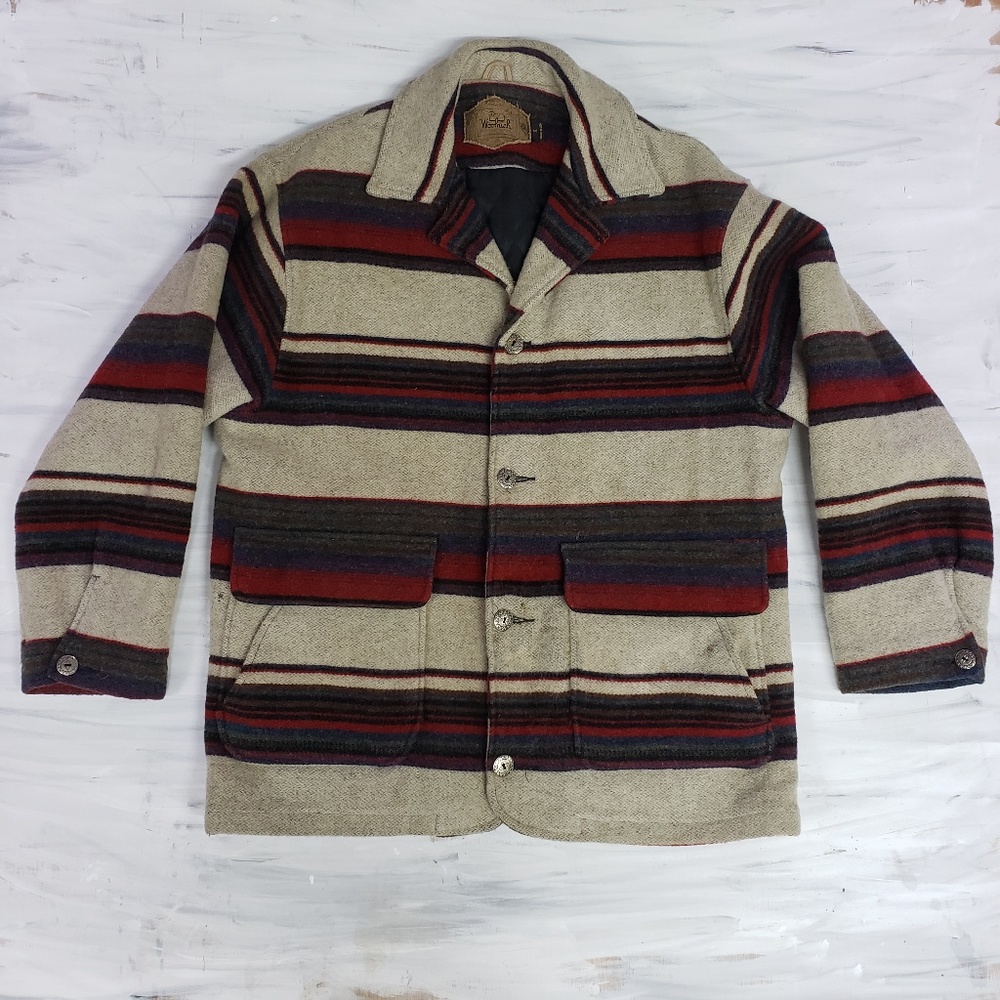 Men’s Vintage Woolrich Button Down Wool Coat